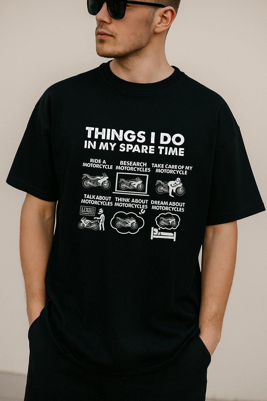 Stretchable cotton T-shirt