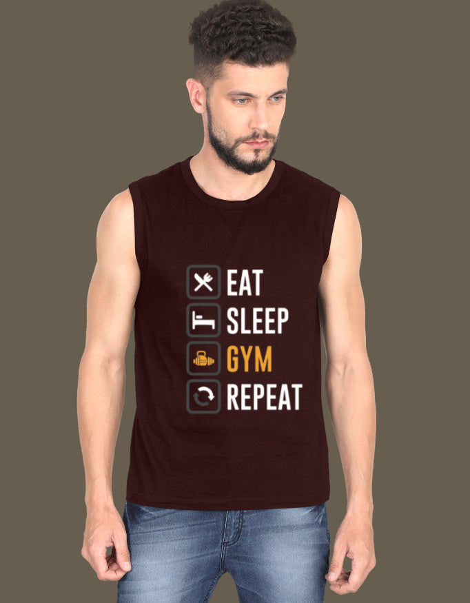 MENS SLEEVELESS T-SHIRT