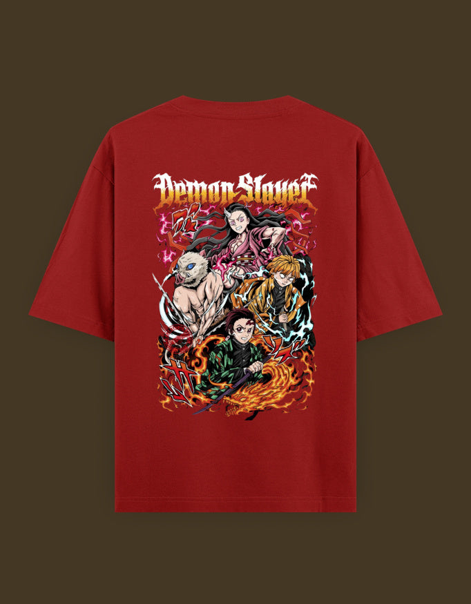 DEMON SLAYER -- Unisex Oversized Classic T-Shirt