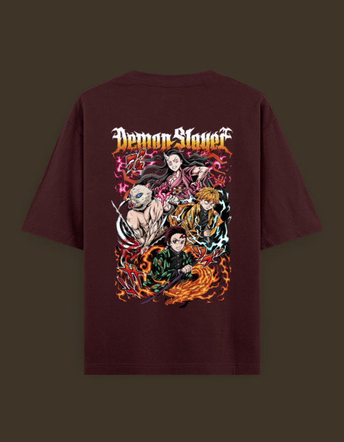 DEMON SLAYER -- Unisex Oversized Classic T-Shirt