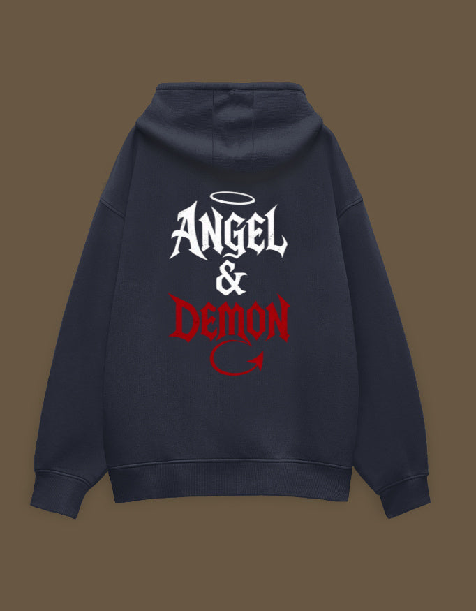 ANGEL & DEMON -- Unisex Oversized Hoodie
