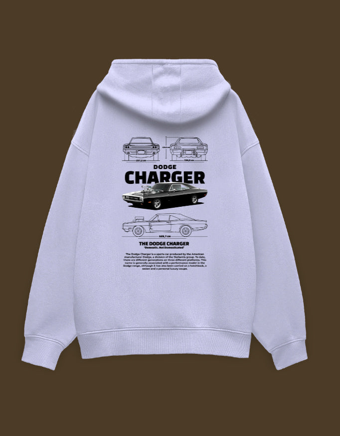 DODGE CHARGER -- Unisex Oversized Hoodie