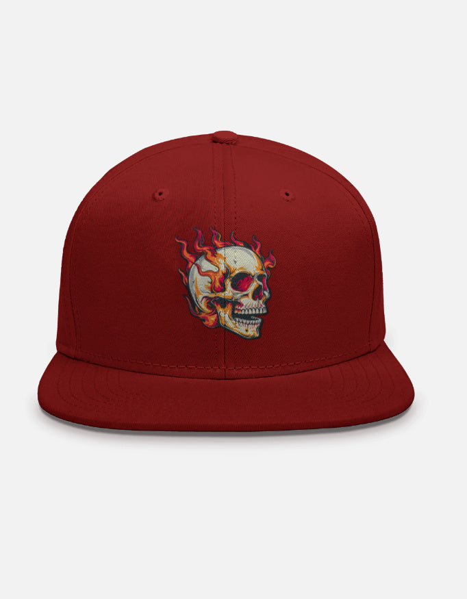 FIRY SKULL -- Snapback Cap