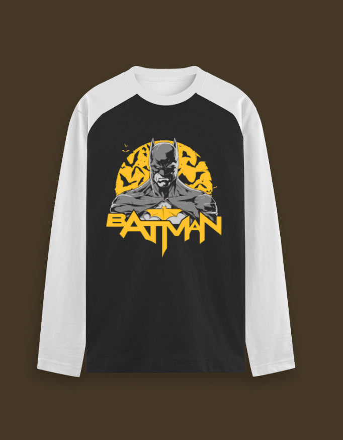BATMAN -- Unisex Raglan T-Shirt