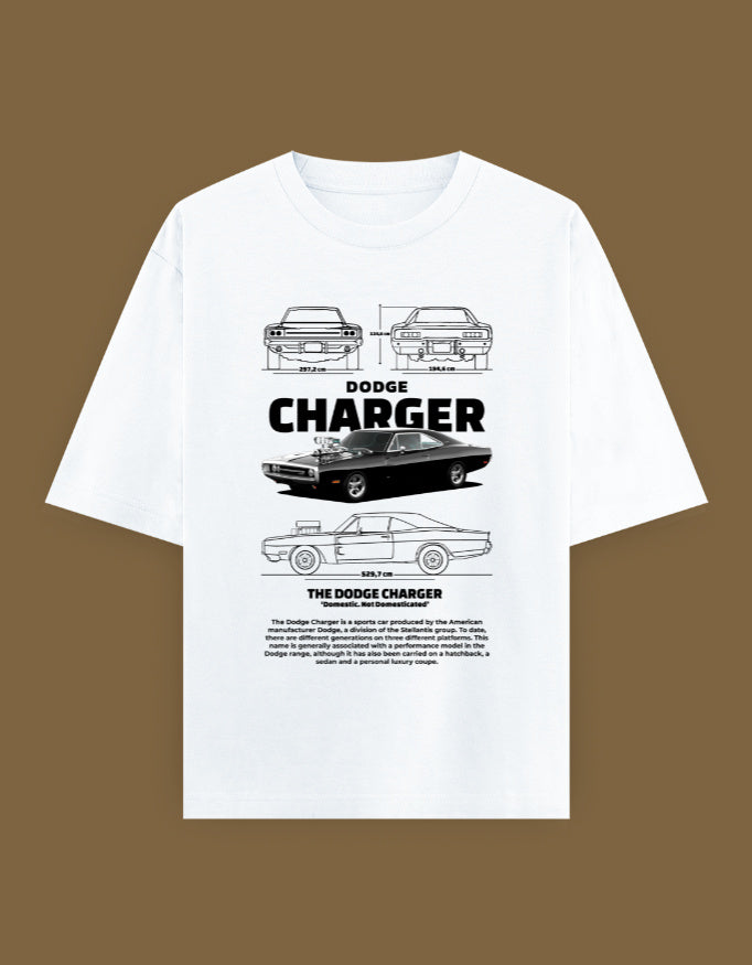 DODGE CHARGER -- Unisex Oversized Classic T-Shirt