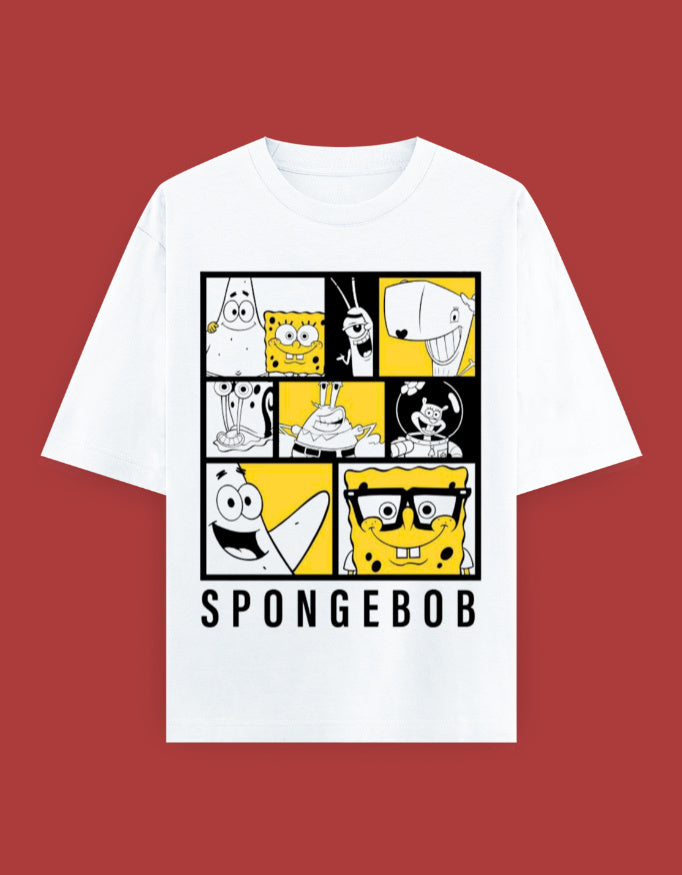 SPONGEBOB -- Unisex Oversized Classic T-Shirt