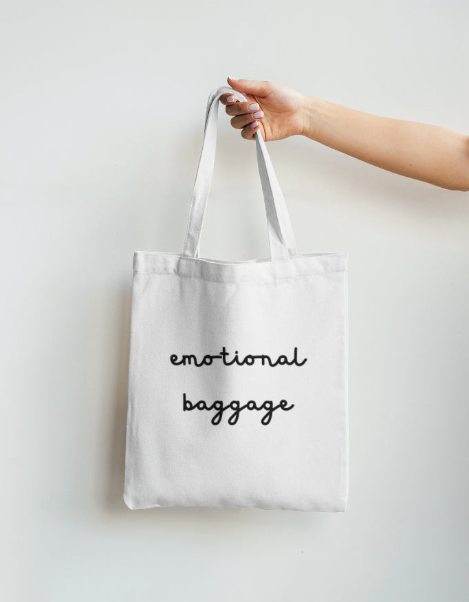 EMOTIONAL BAGGAGE -- Tote Bag Non Zipper