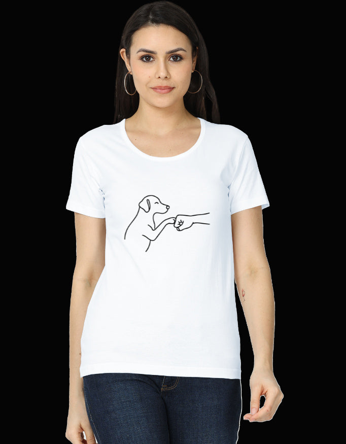 Paw & Punch Friendship----Women's Classic T-Shirt