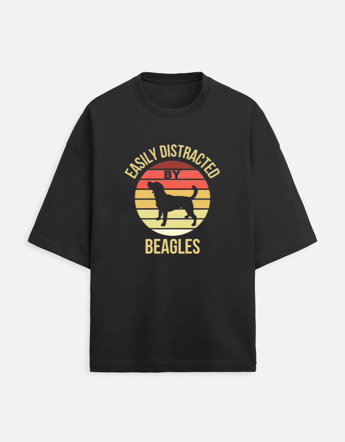 BEAGLE LOVER-- Terry Oversized Tee