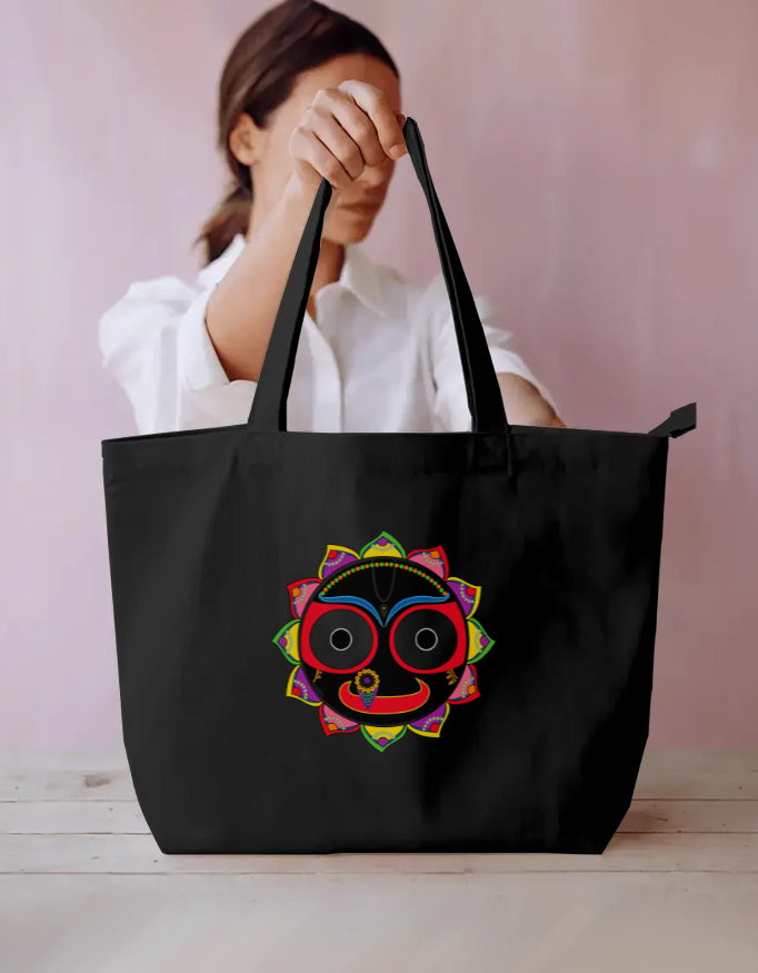 LORD JAGANNATH Large Tote Bag