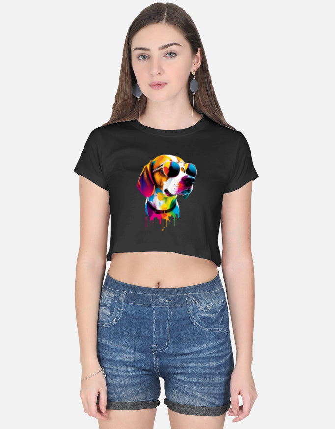 FUNKY BEAGLE Crop Top
