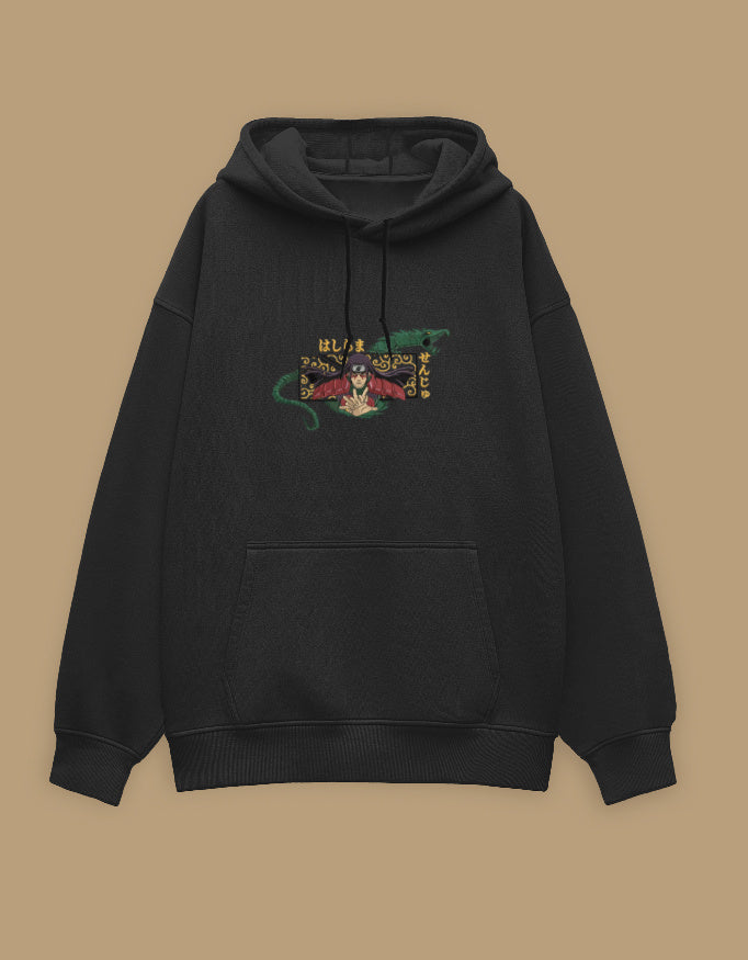 Hashirama Senju Hoodie – Naruto Anime Graphic Hoddie | First Hokage Ninja Streetwear | Japanese Manga Fan Hoodie for Men & Women