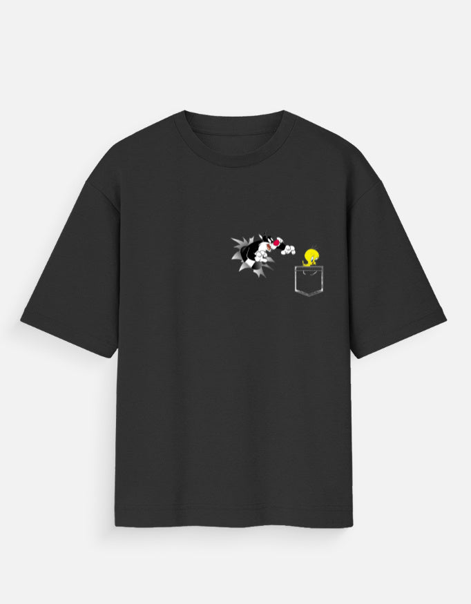 Tweety Escape Mode Oversized Standard T-Shirt