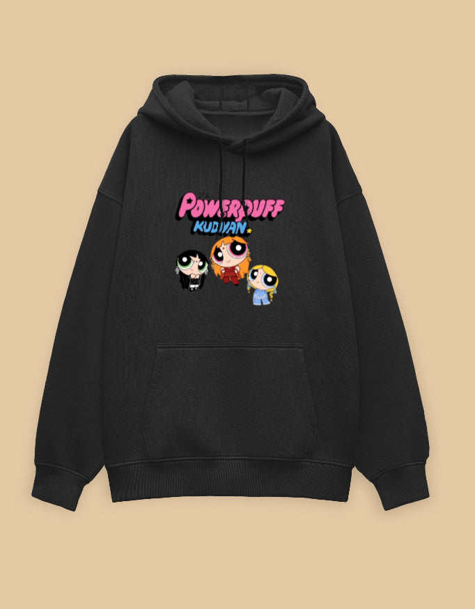 THE POWERPUFF KUDIYAN  Oversized Hoodie