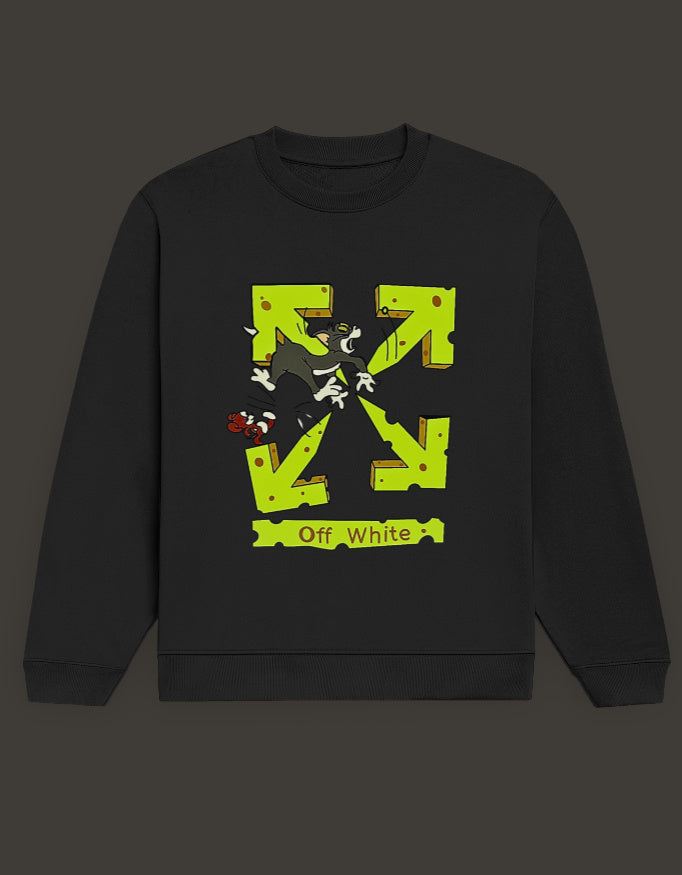 OFF WHITE----Unisex Sweatshirt