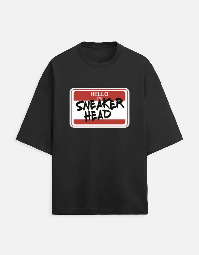 SNEAKER HEAD -- Unisex Terry Oversized Tee