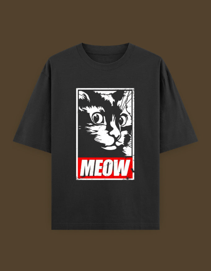MEOW -- Unisex Oversized Classic T-Shirt