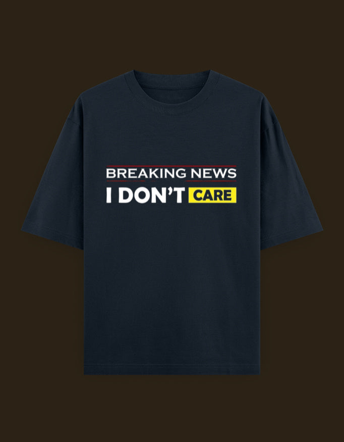 BREAKING NEWS IDK -- Unisex Oversized Classic T-Shirt