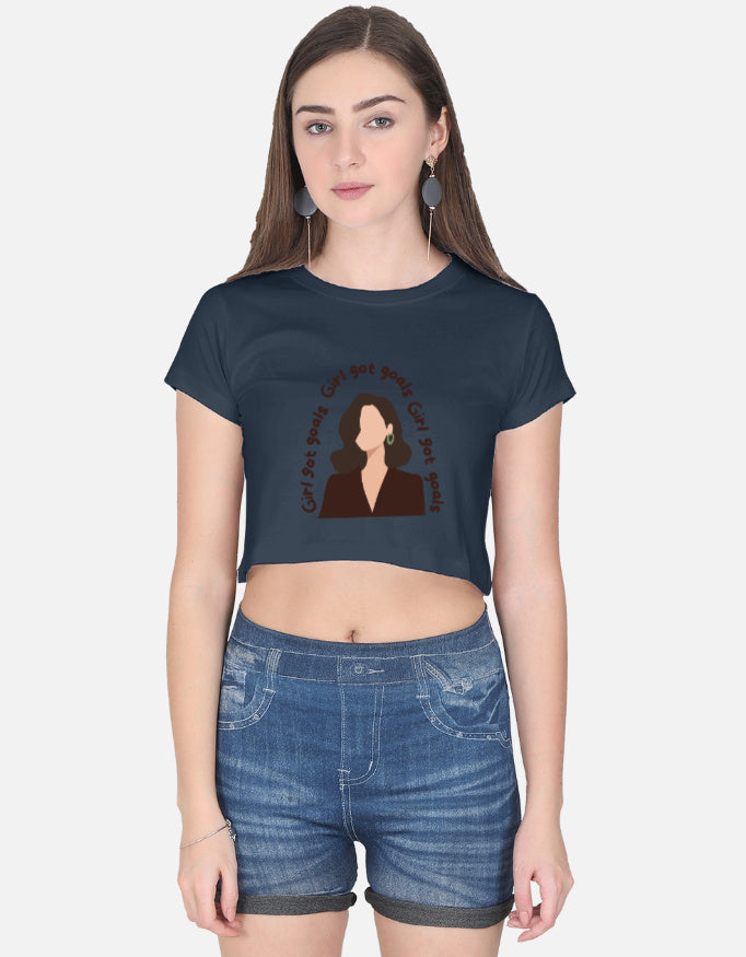 GIRL GOT GOALS Crop Top