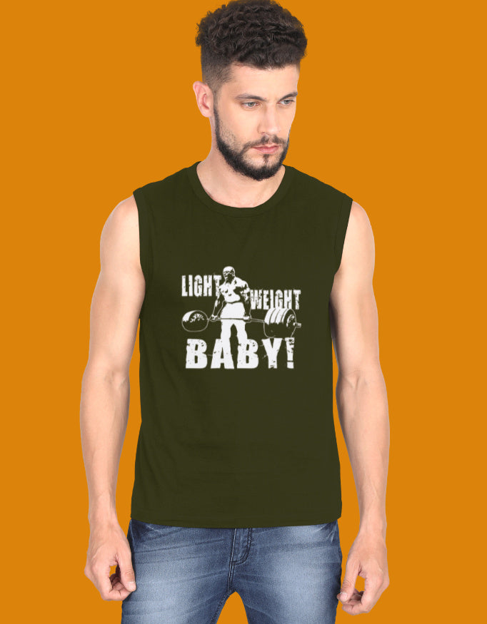 LIGHT WEIGHT BABYYY-----Men's Sleeveless T-Shirt