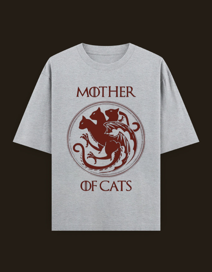 MOTHER OF CATS -- Unisex Oversized Classic T-Shirt