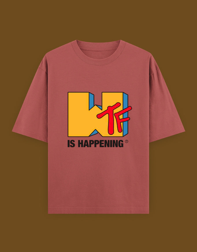 WTF -- Unisex Oversized Classic T-Shirt