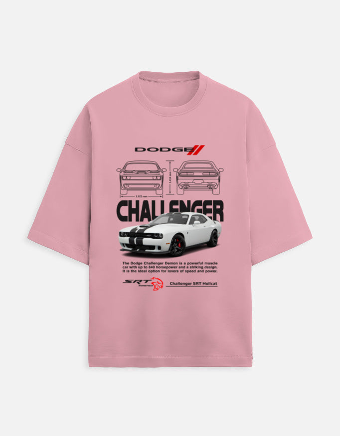 DODGE CHALLENGER----- Terry Oversized Tee